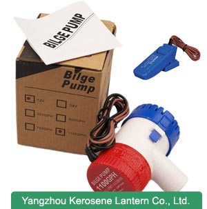 Electric Bilge Pump Marine Boat Yacht Submersible 12/24V 1100GPH